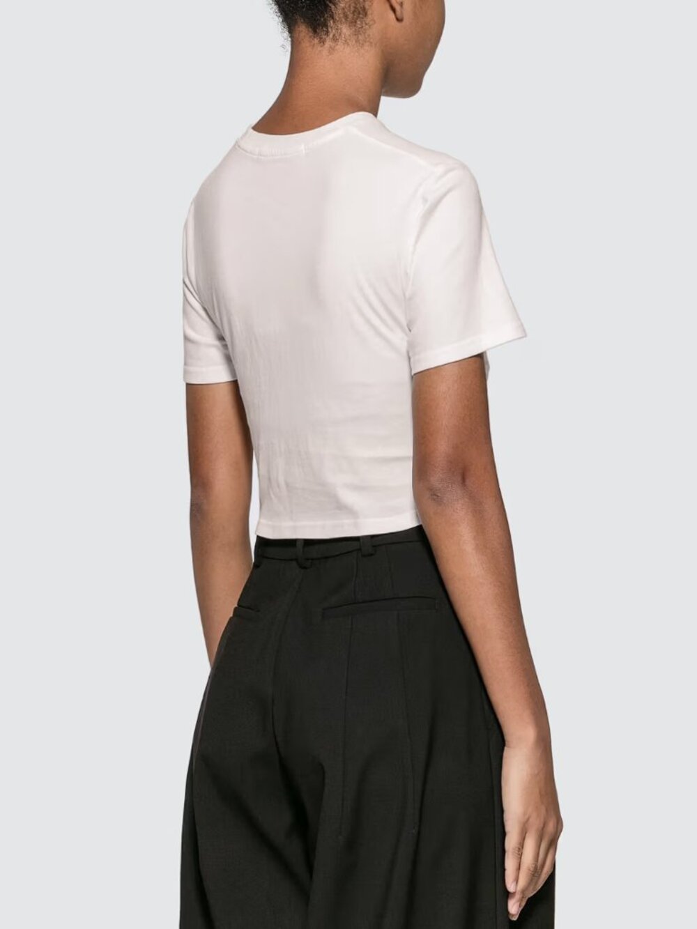 HYEIN SEO White 100% Cotton "Save Yourself" Embroidered Chain T-Shirt, Size M - Picture 3 of 14